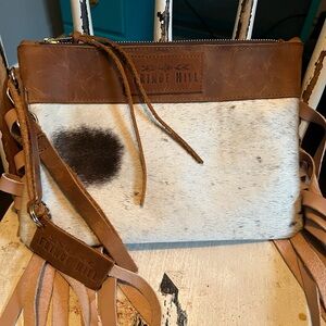 NWOT Fringe hill clutch